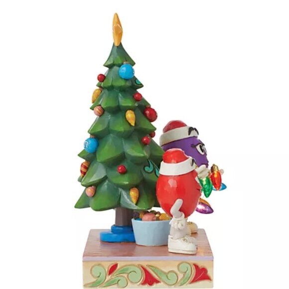 M&M'S by Jim Shore M&M'S Purple/Red Character Tree - Picture 7 of 7